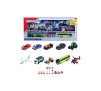 Coffret de véhicules Majorette Discovery Pack 10 pièces métal 1/64 Orange