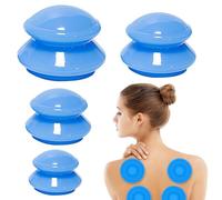 Coffret de ventouses professionnel GOEDCH : Ventouses en silicone, Ventouse anti-cellulite, Ventouses en silicone, Ventouses de massage pour masseurs et usage domestique