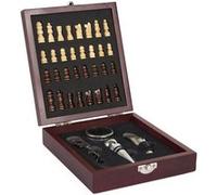 AltoBuy Coffret de vin 4 Accessoires avec échiquier