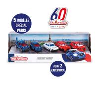 Majorette Coffret French Touch Giftpack – 5 voitures miniatures en métal dont 2 exclusives