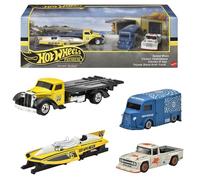 Coffret de Voitures Miniatures - MATTEL GMBH - Motorhead Madness HRT51 - 4 Véhicules - 1:64 - Métal