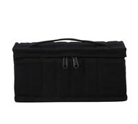 Coffret de Voyage for huiles essentielles, 38 flacons de 5 ML, 10 ML et 15 ML, boîte à Parfum, étui de Transport Portable, Sac de Rangement for Vernis à Ongles(Black)