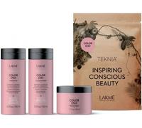 Coffret de voyage Lakme Teknia Color Stay : Shampooing 100 ml, Après-shampooing 100 ml, Cure 50 ml