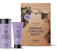 Coffret de voyage Lakme Teknia White Silver : shampooing 100ml + masque 50ml