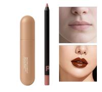 Coffret De Voyage Rouge À Lèvres Et Crayon À Lèvres - Maquillage Hydratant,Gloss À Teinté | Pour Dames Mères Étudiants Voyageurs Débutants Mariées Fêtes De Mariage Soirée Romantique Routine