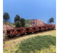 Coffret de wagons porte-automobiles Laae 540, DB, Ep. IV, MÄRKLIN 86234, Z 1/220