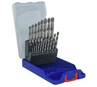Tivoly Forets métaux HSS taillés meulés jeu de 19 Ø 1 à 10 mm par 0,5 mm pointe en croix