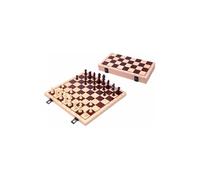 Coffret d'échecs case de 42 mm avec inscription sur le bord