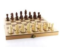 Coffret d'Echecs pliant en hêtre naturel - Les Classiques - SMIR G