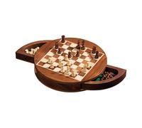 Coffret D'Échecs - Rond - Magnétique - Taille De Champ 19Mm