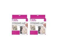 Coffret décoratif - GRAINE CREATIVE - Tableau Love - 2 pièces - Multicolore - Art filaire 22x22cm