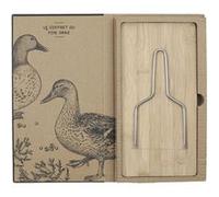 Coffret Découpe Foie Gras avec Lyre et Planche Bois - HATEA - ALTOBUY Bois