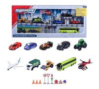 Majorette Coffret de véhicules Majo Set Découverte 10 pièces - dès 3 ans