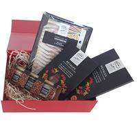 Coffret découverte de 4 charcuteries Noir de Bigorre AOP dans un élégant coffret