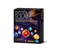 4M Kidzlabs – Kit de fabrication Mobile Système solaire – Phosphorescent – à peindre – 8+