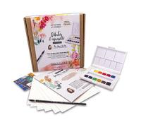 Coffret découverte Marie Boudon - La Petite Aquarelle - Thème fleuri Multicolore G