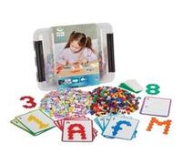 PLUS PLUS - Coffre découverte ABC & 123 - jeu de construction éducatif 2000 pièces - PP3923