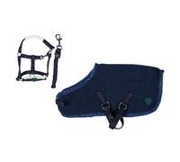 Coffret dedémarrage miniatures pour poney enfant HKM Kids Cuddle Pony Bleu TU