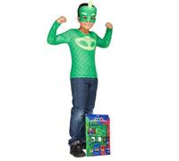 Coffret déguisement Gluglu Gekko Pyjamasques enfant 5-6 ans
