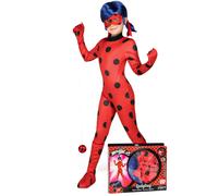 Coffret Déguisement Ladybug Miraculous Enfant - Taille: 6 - 8 Ans (125 -135 Cm) Rouge