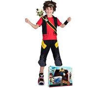 Déguisement De Zak Storm Avec Perruque Et Épée Pour Garçon (Taille 10-12a) Multicolore