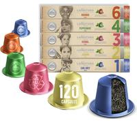 Coffret dégustation Collection plaisir 120 capsules de thé | Capsules aluminium | Capsules de thé pour machines à capsules Nespresso®³ | La Natura Lifestyle | Sélection Thé Box