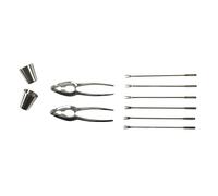 Cook Concept – Ustensiles à crustacés – 10 pièces – Inox – Gris