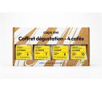 Coffret dégustation de 4 cafés pour capsules réutilisables Caps Me