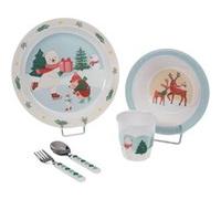 Coffret déjeuner 5 pièces hiver patinoire - Amadeus - Décoré - Mélamine G