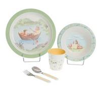 Coffret déjeuner 5 pièces Léonard - Amadeus - Décoré - Plastique G