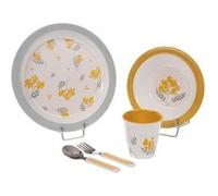 Coffret déjeuner 5 pièces Mimosa - Amadeus - Jaune - Mélamine Jaune G