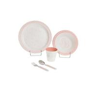 Coffret déjeuner 5 pièces Rose - Les Petits - Rose - Plastique