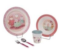 Coffret déjeuner 5 pièces Zoé - Amadeus - Rose - Mélamine Rose G