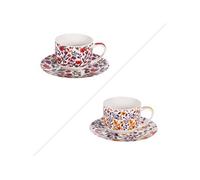 Coffret déjeuner Blossia 47 cl (lot de 2) - Trend'up - Multicolore - Porcelaine