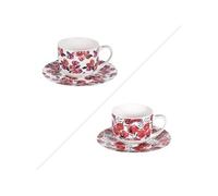 Coffret déjeuner Rosalia 47 cl (lot de 2) - Trend'up - Multicolore - Porcelaine