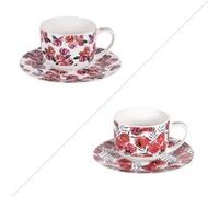 Coffret déjeuner Rosalia 47 cl (lot de 2) - Trend'up - Multicolore - Porcelaine Multicolore
