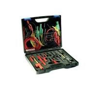 Hirschmann Jeu de pinces crocodiles PMS SKS enfichables 4/2 mm Noir/Rouge CAT III 1000 V