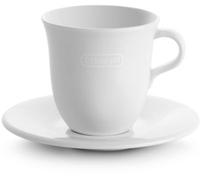 De'Longhi DLSC309 Tasses en céramique-Cappuccino x 2, Porcelaine, 270 milliliters, Blanc