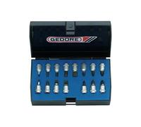 Gedore Coffret d'embouts de vissage IN-IS-PH-PZ 1/4" 15 pièces