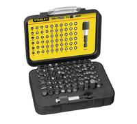 Coffret d'embouts de vissage 1/4'' 25 mm - jeu de 61 pièces - gamme pro - 1-13-902 - STANLEY