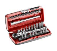 Coffret d'embouts de vissage 1/4'' avec clé à cliquet FACOM R.180J31PB (31 pièces)