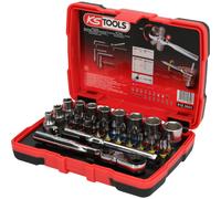 KS Tools – Coffret douilles et embouts TORSION Power 1/4" 33 pièces 918.3005