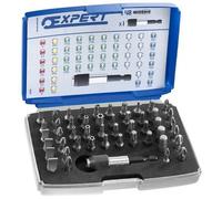 Coffret d'embouts de vissage - Expert - 48 embouts - 1 porte embout magnétique - Fente 39 mm - Torx