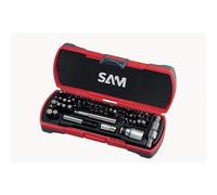 Coffret d'embouts de vissages pour matériaux durs - 61 pièces SAM OUTILLAGE