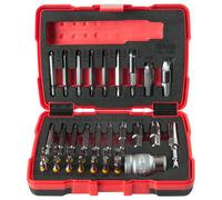 KS Tools Coffret d'embouts d'extraction 150.7060 – 34 pièces 1/4" (6,3 mm) Torx et 6 pans
