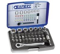 Coffret d'embouts et Douilles - Stanley Expert - 39 pièces - 1/4"" - Outils professionnels - Résistants