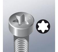 Embout Torx T 20 Wera 05072408001 Acier à outils allié, extra-rigide Forme (embouts): D 6.3 10 pc(s)