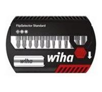 Wiha Jeu d'embouts FlipSelector 39060 – 13 pièces Phillips, Pozidriv, TORX