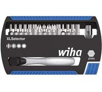 Wiha 7948-043 Coffret d'Embouts PH/PZ/Torx® avec Porte-embout/Cliquet d'embout