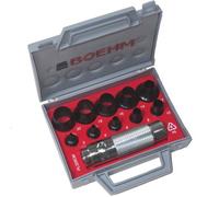 Coffret d'emporte-pièces BOEHM 11 outils de capacité de 3 - 20 mm - JLB320CM